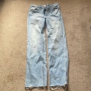 rolla’s high rise straight legged jeans